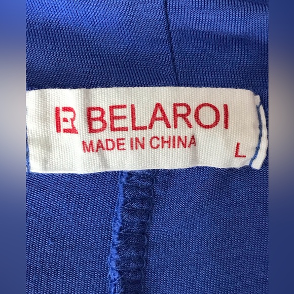 Beautiful Belaroi Royal Blue LS Dress 
Fit & Flare Style
Ladies Large 12 - 14 - Picture 11 of 12